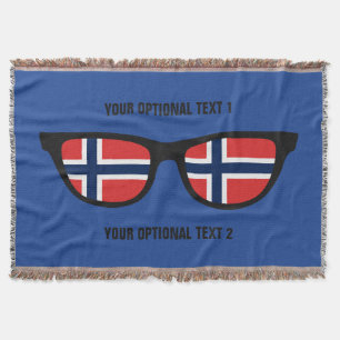 Norwegian Shades custom throw blanket