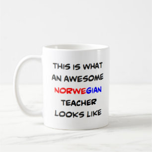 norwegian teacher, awesome coffee mug