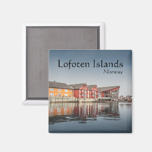 Norwegian Traditional Houses Magnet