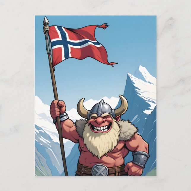 Norwegian Troll Postcard (Front)