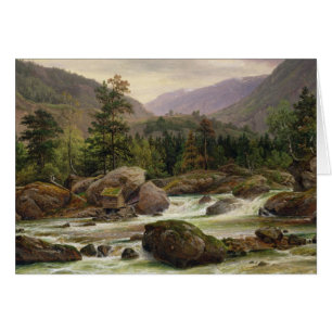 Norwegian Waterfall, 1840
