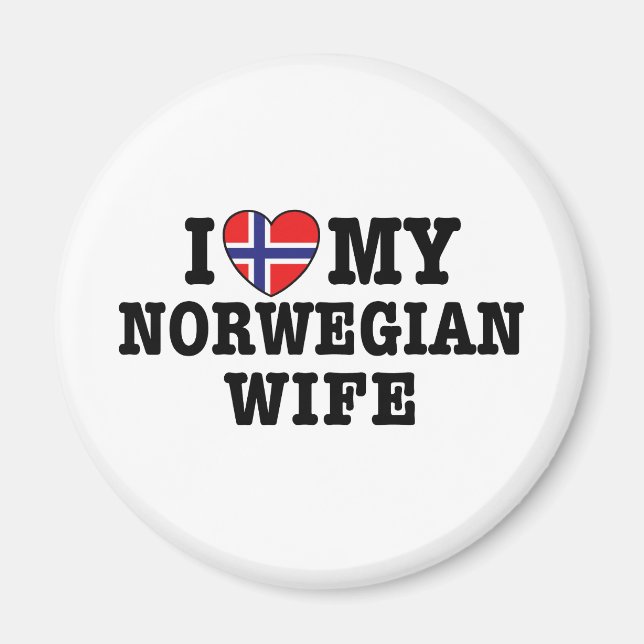 Norwegian Wife Magnet (Front)