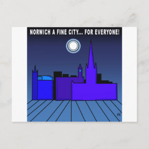 Norwich a Fine City For Everyone Postcard