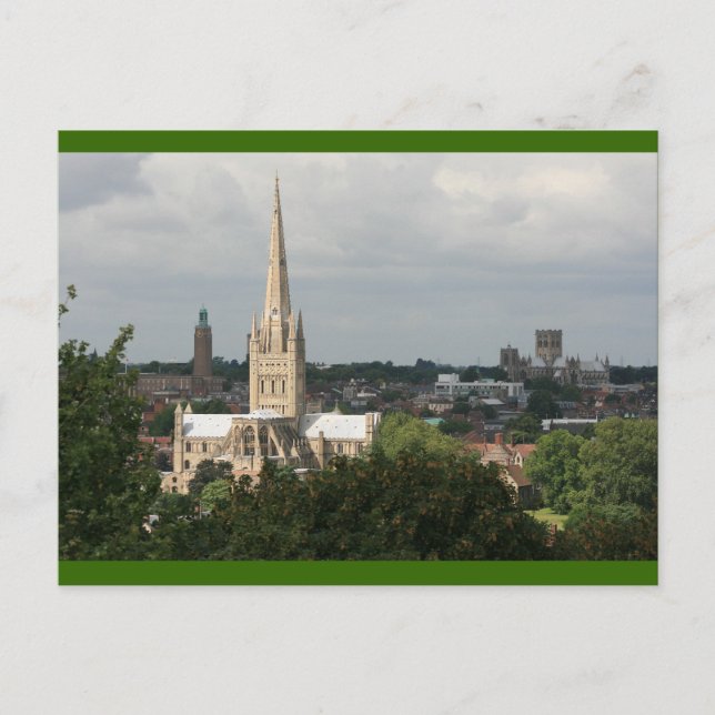 Norwich Cathedrals. Postcard (Front)