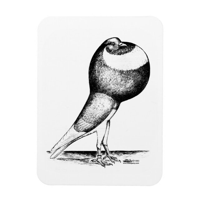 Norwich Cropper 1980 Magnet (Vertical)