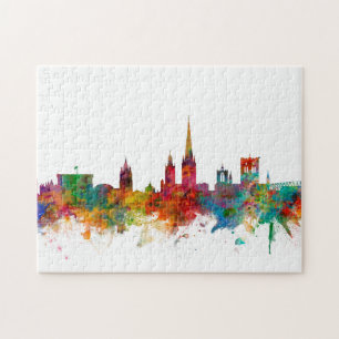 Norwich England Skyline Jigsaw Puzzle