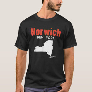 Norwich New York USA State America Travel New York T-Shirt