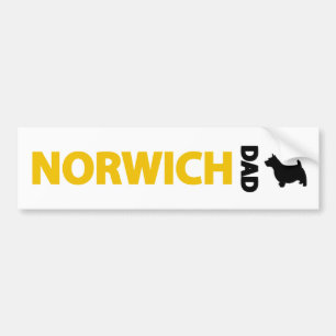 Norwich Terrier Dad Bumper Sticker