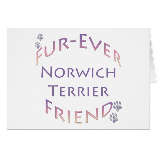 Norwich Terrier Furever (Front Horizontal)