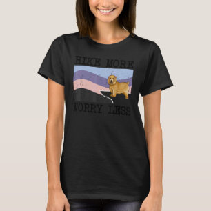 Norwich Terrier Hike More Worry Less Graphic Hikin T-Shirt