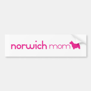 Norwich Terrier Mum Bumper Sticker