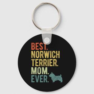 Norwich Terrier Mum Ever Dog Lovers Mother's Day  Key Ring