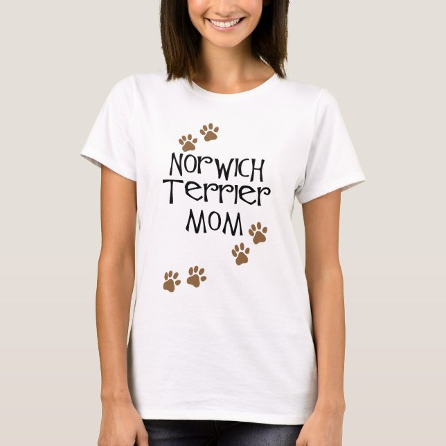 Norwich Terrier Mum for Norwich Terrier Dog Moms T-Shirt (Front)