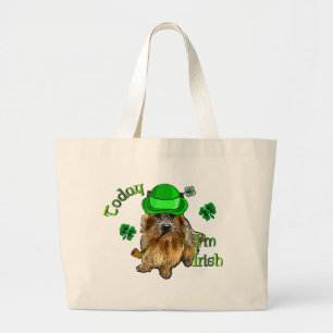 Norwich Terrier St Patricks Large Tote Bag