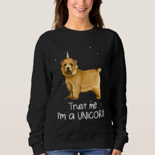 Norwich Terrier Trust Me Im A Unicorn Dog Sweatshirt