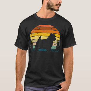 Norwich Terrier Vintage Retro Dad Pet Lover Gift T-Shirt
