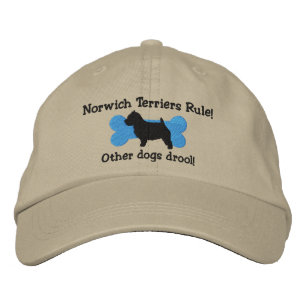 Norwich Terriers Rule Embroidered Hat