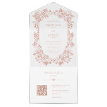 Norwich Wedding Invitation with RSVP Card<br><div class="desc">Introducing our elegant and traditional wedding invitation design, adorned in pure white with an intricate floral border. This exquisite design exudes a timeless charm, capturing the essence of romance and celebration. The invitation's pristine white hue sets the stage for an event filled with grace and elegance. It symbolises purity and...</div>