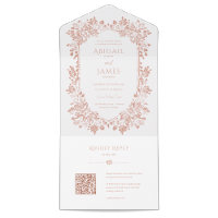 Norwich Wedding Invitation with RSVP Card