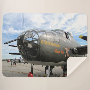 NOSE ART #3 SHERPA BLANKET