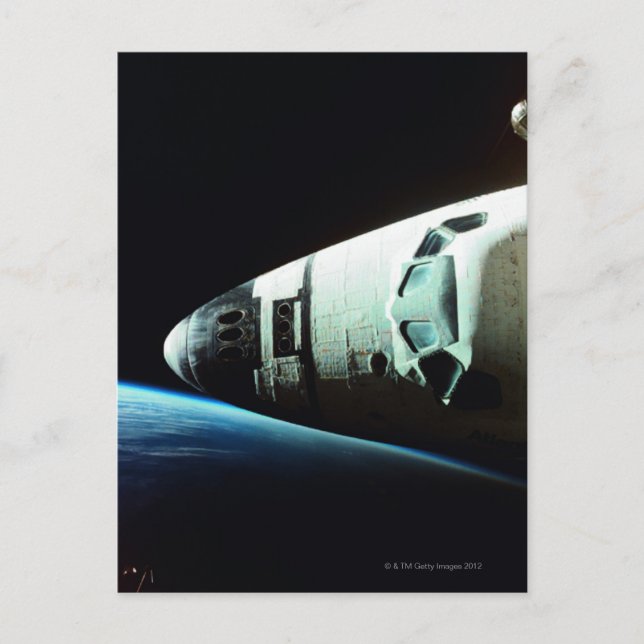 Nose of a Space Shuttle Postcard (Front)