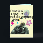 nose picking funny gorilla birthday card<br><div class="desc">This Funny nose picking Gorilla Humour Birthday Gift is perfect for any birthday star who has a great sense of humour! We know you picked REAL hard!! LOL</div>