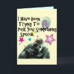 nose picking funny gorilla birthday card<br><div class="desc">This Funny nose picking Gorilla Humour Birthday Gift is perfect for any birthday star who has a great sense of humour! We know you picked REAL hard!! LOL</div>