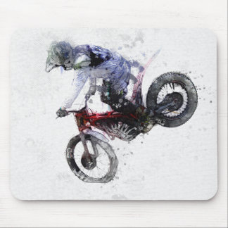 Nose Stand - Motocross Mouse Pad