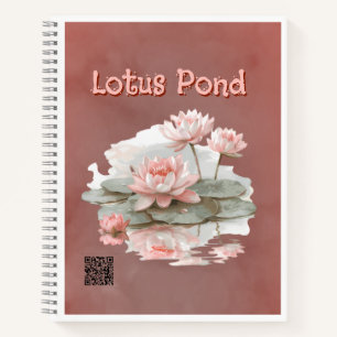 Nosegay Lotus Pond Notebook