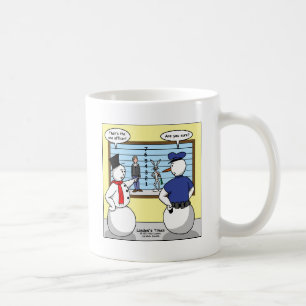 Noseless Snowman Bunny Suspect Gifts & Tees Coffee Mug