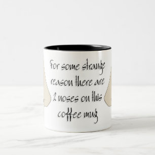 Noses on a mug