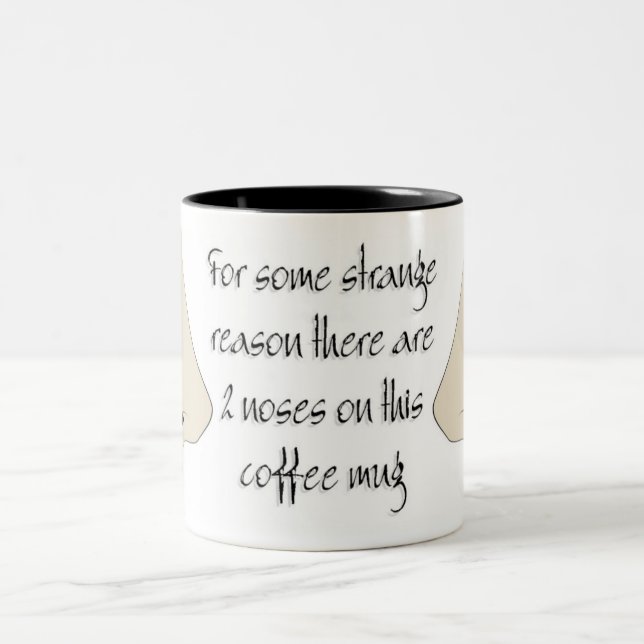 Noses on a mug (Center)