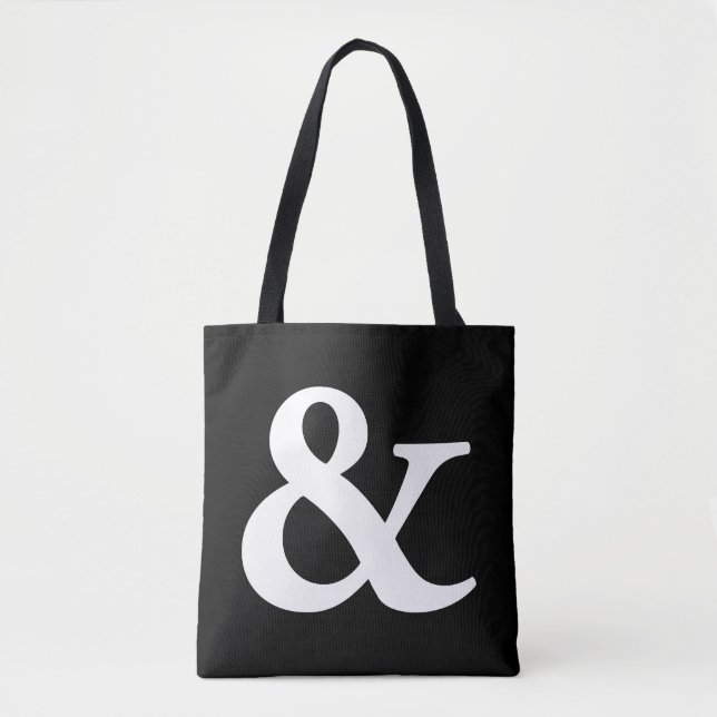 Nosetouch Press Ampersand Tote Bag (Front)
