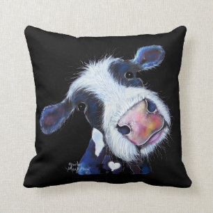 NoSeY CoW ' BeRTHa BeeTRooT ' BY SHiRLeY MacARTHuR Cushion
