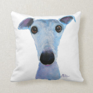 Nosey Dog ' Bluebell ' Soft Throw Pillow Cushion