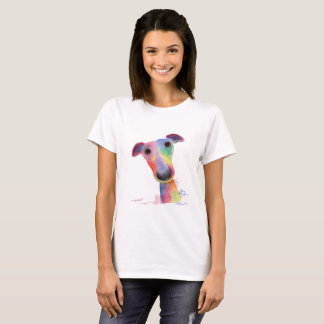 Nosey Dog Whippet Greyhound 'HANK' T-Shirt Top