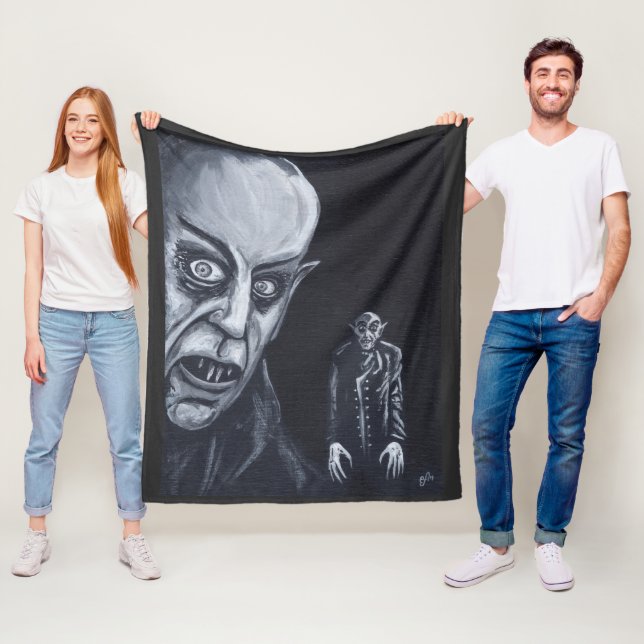 Nosferatu 1922 fleece blanket (In Situ)