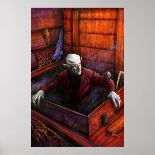 Nosferatu Demeter Poster – Full Scene Gothic (Front)