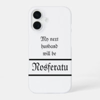 Nosferatu Husband iPhone Case