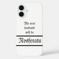 Nosferatu Husband iPhone Case