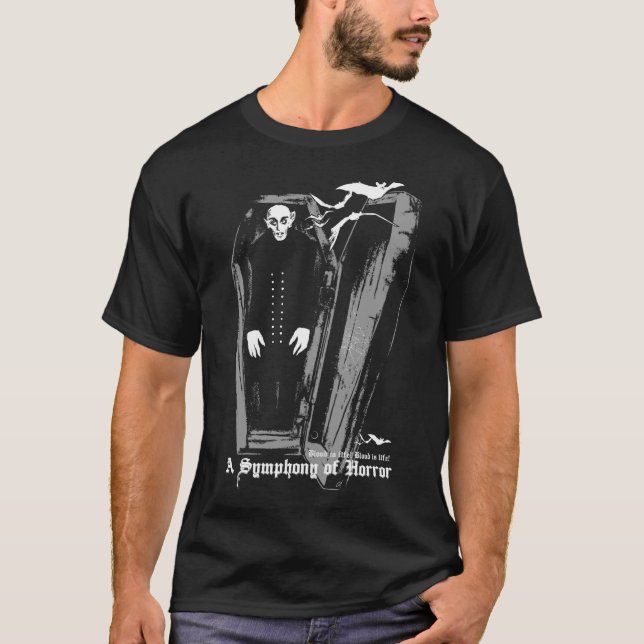 Nosferatu Symphony Of Horror Classic Horror Movies T-Shirt (Front)