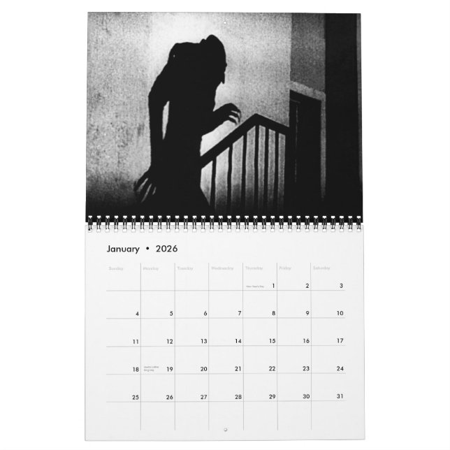 Nosferatu The Calendar (Jan 2026)
