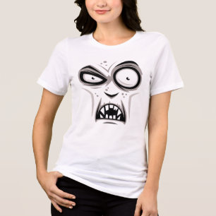 Nosferatu Vampire Face Tri-Blend Shirt