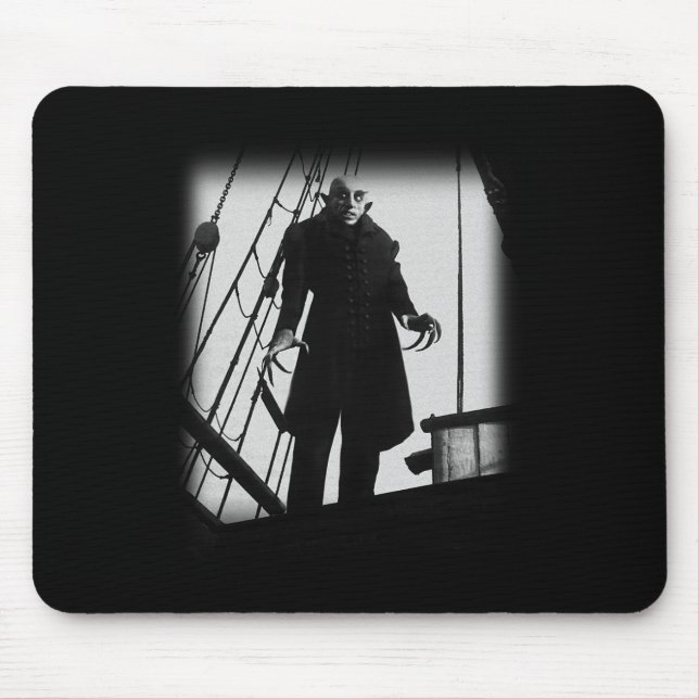 Nosferatu Vampire  Horror Dracula Vlad Tepes Poste Mouse Pad (Front)