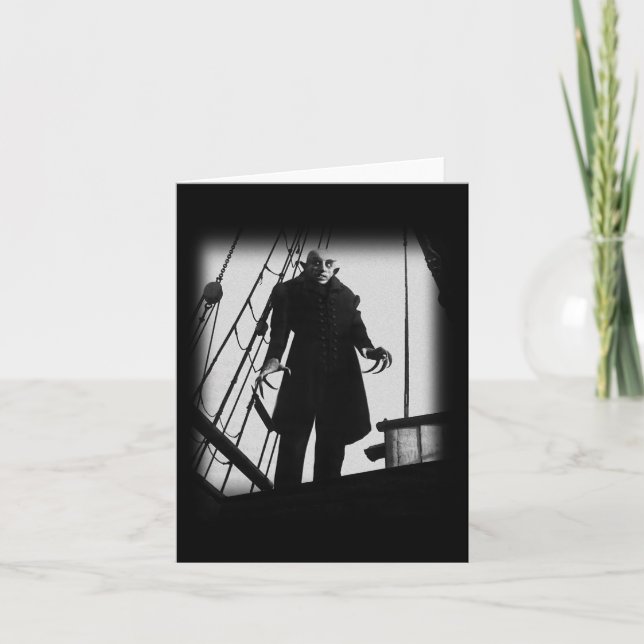 Nosferatu Vampire Horror Dracula Vlad Tepes Poster Card (Front)