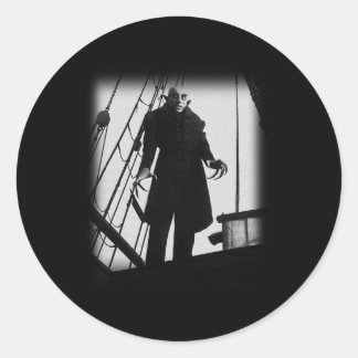 Nosferatu Vampire Horror Dracula Vlad Tepes Poster Classic Round Sticker