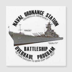 NOSL Battleship Overhaul Program Flat Magnet