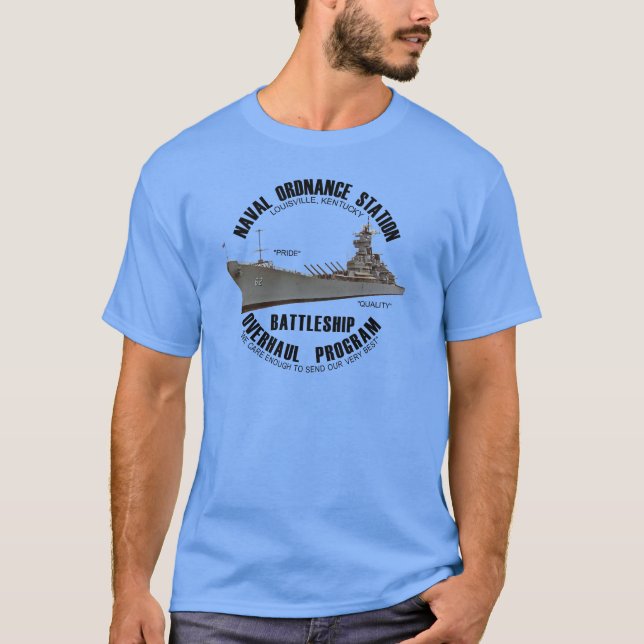 NOSL Battleship Program (Light Shirt) T-Shirt (Front)