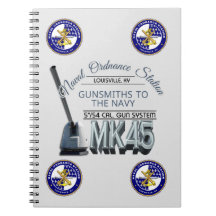 NOSL Mk45 Gun Spiral Notebook