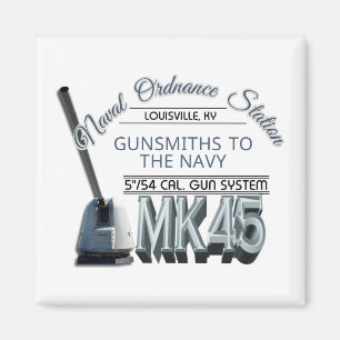 NOSL Mk45 Gun Systems Magnet